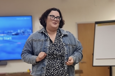 Public Speaking Training Course in action