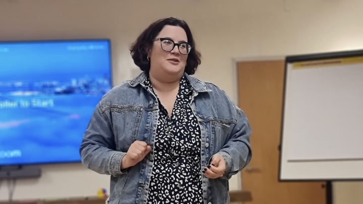 Public Speaking Training Course in action